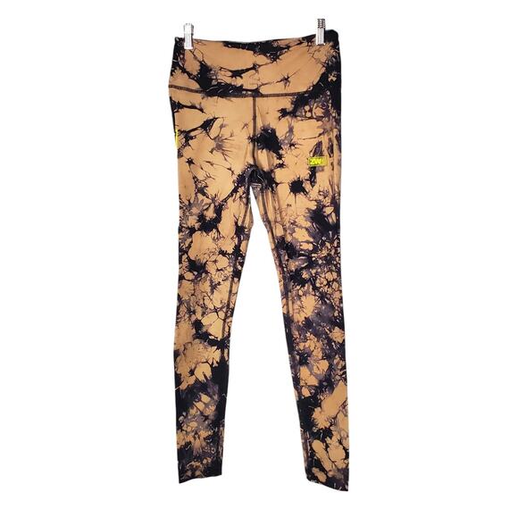 Zumba Wear Tie Dye High Waisted Ankle Leggings Dance Fitness Compression Medium - Picture 3 of 11